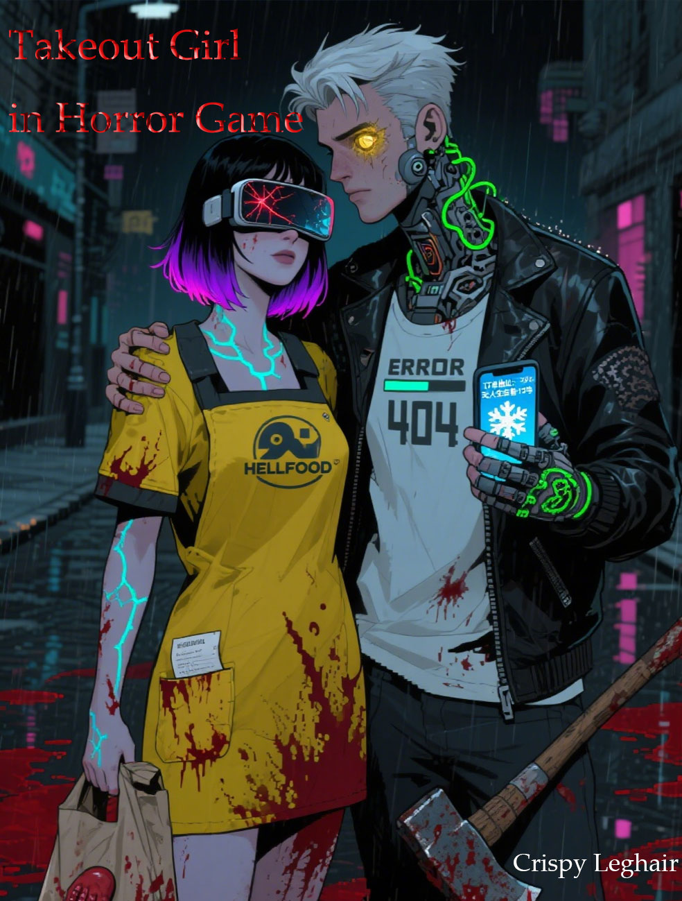 Takeout Girl in Horror Game