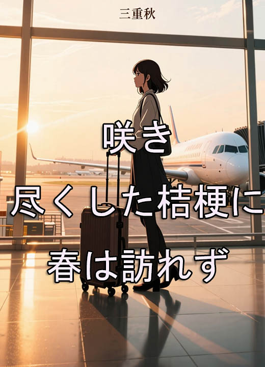 咲き尽くした桔梗に春は訪れず
