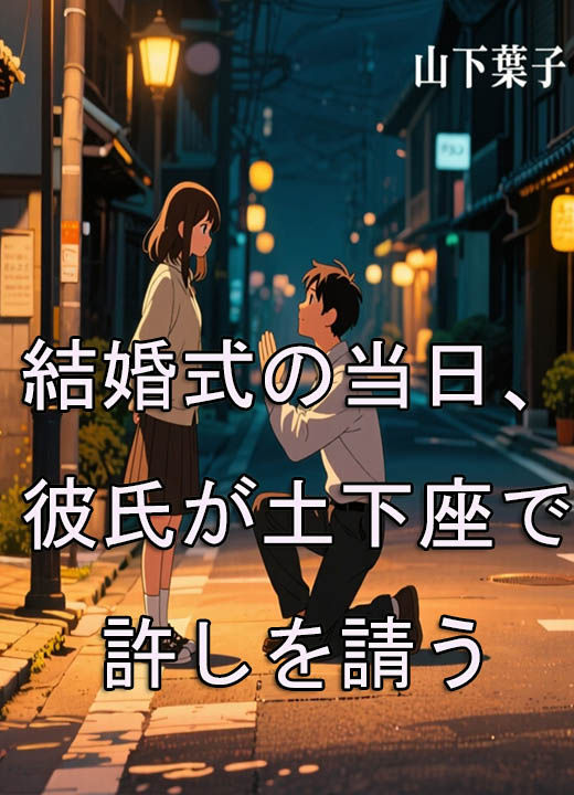 結婚式の当日、彼氏が土下座で許しを請う