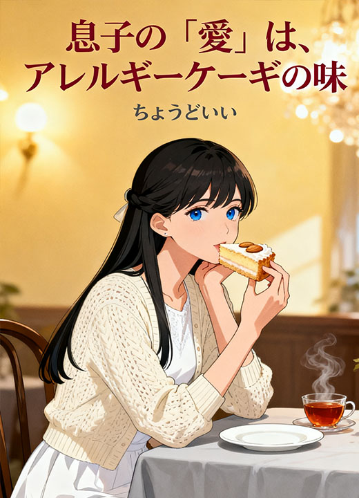 息子の「愛」は、アレルギーケーキの味