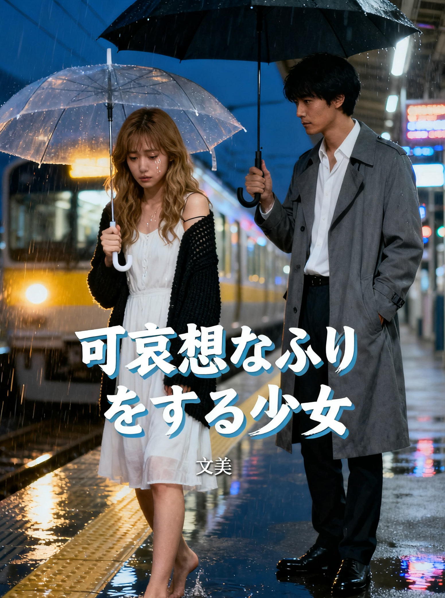 可哀想なふりをする少女