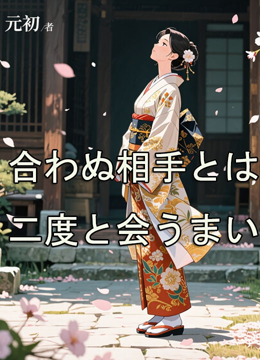 合わぬ相手とは二度と会うまい