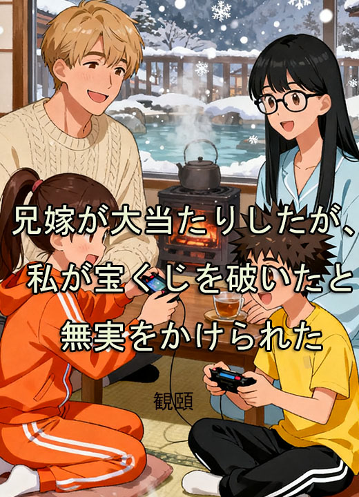 兄嫁が大当たりしたが、私が宝くじを破いたと無実をかけられた