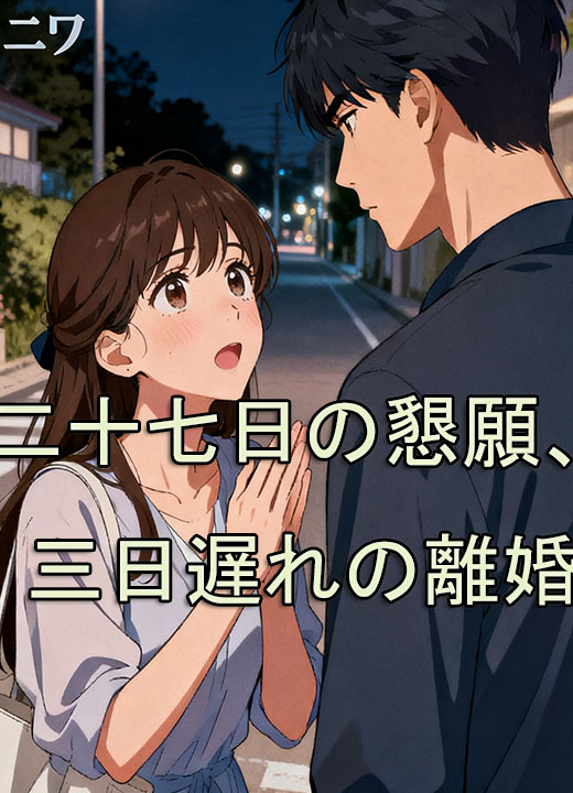 二十七日の懇願、三日遅れの離婚