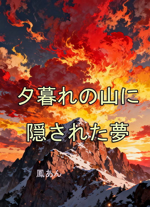 夕暮れの山に隠された夢
