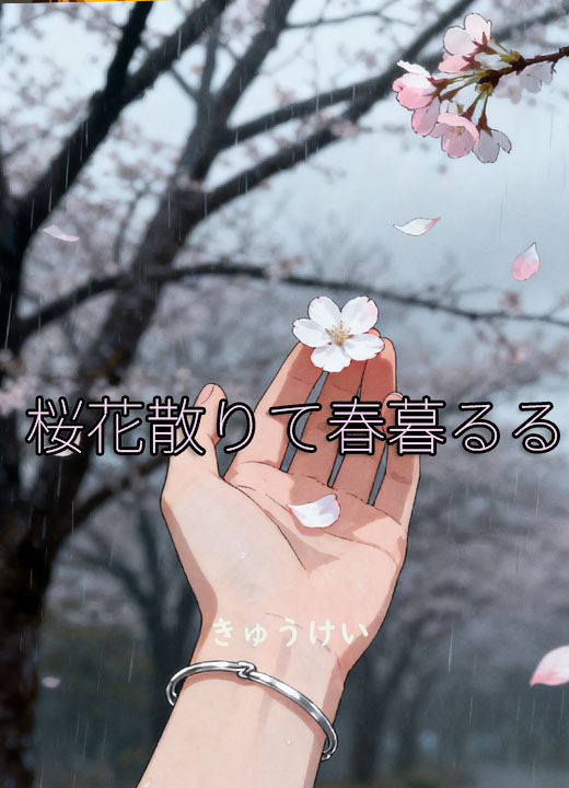 桜花散りて春暮るる