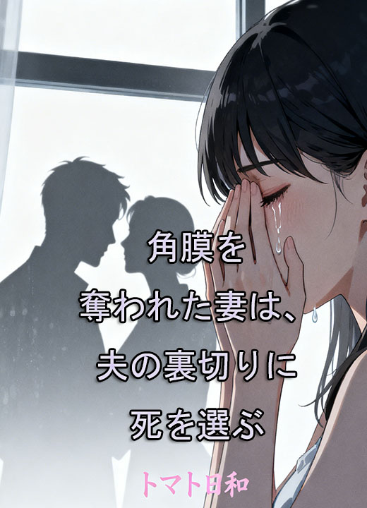 角膜を奪われた妻は、夫の裏切りに死を選ぶ