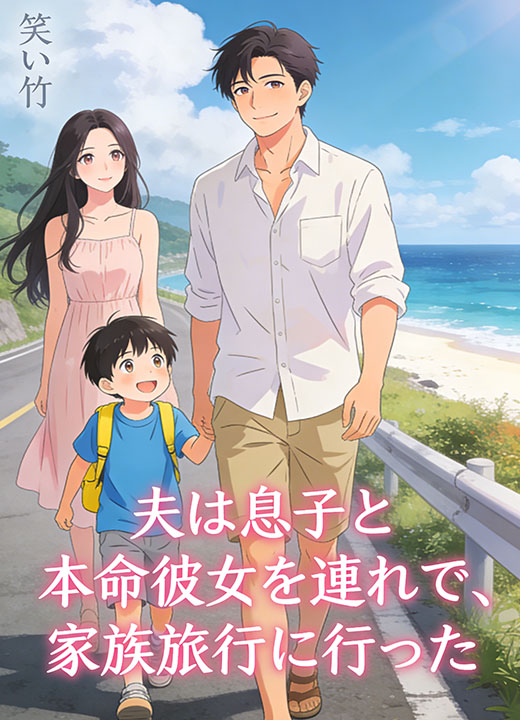 夫は息子と本命彼女を連れて、家族旅行に行った