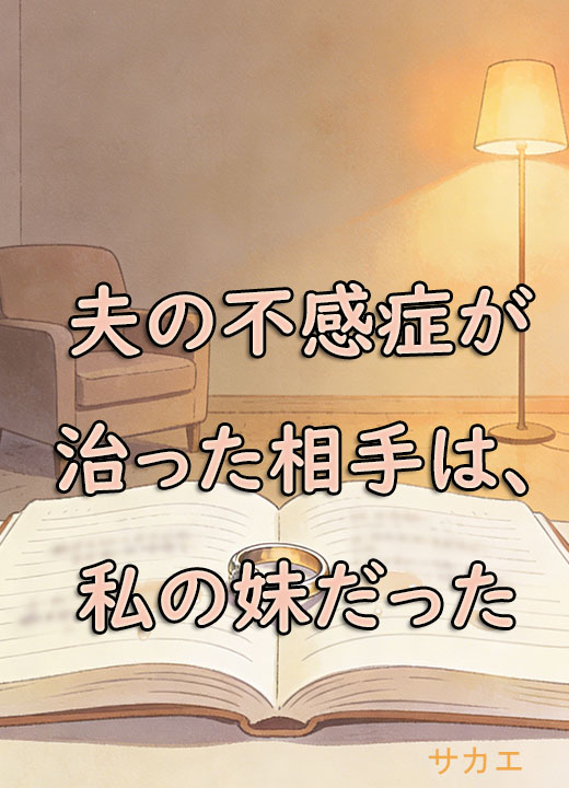 夫の不感症が治った相手は、私の妹だった