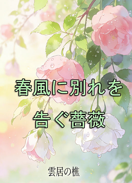 春風に別れを告ぐ薔薇
