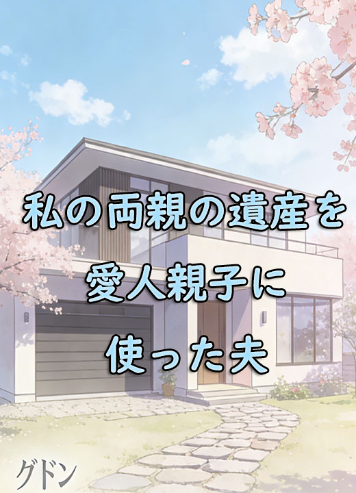 私の両親の遺産を愛人親子に使った夫