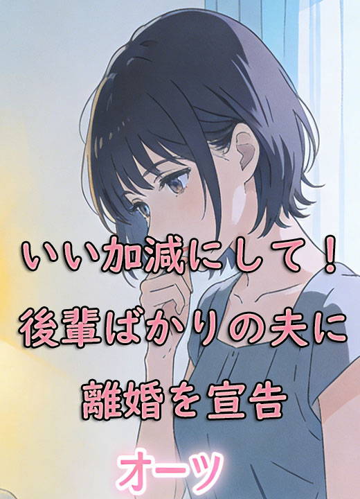 いい加減にして！後輩ばかりの夫に離婚を宣告