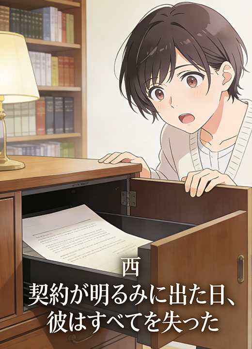 契約が明るみに出た日、彼はすべてを失った