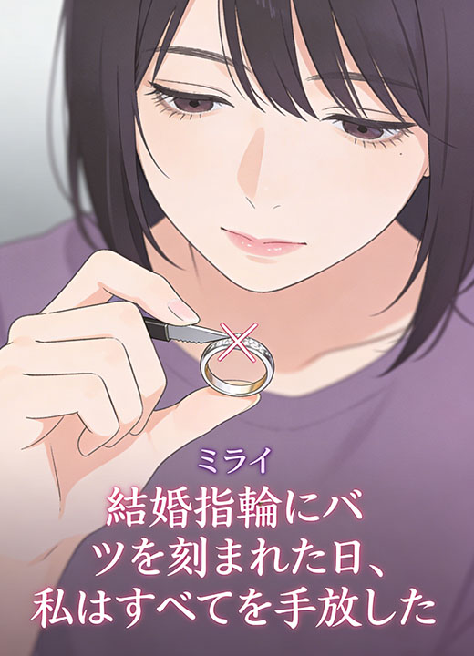 結婚指輪にバツを刻まれた日、私はすべてを手放した