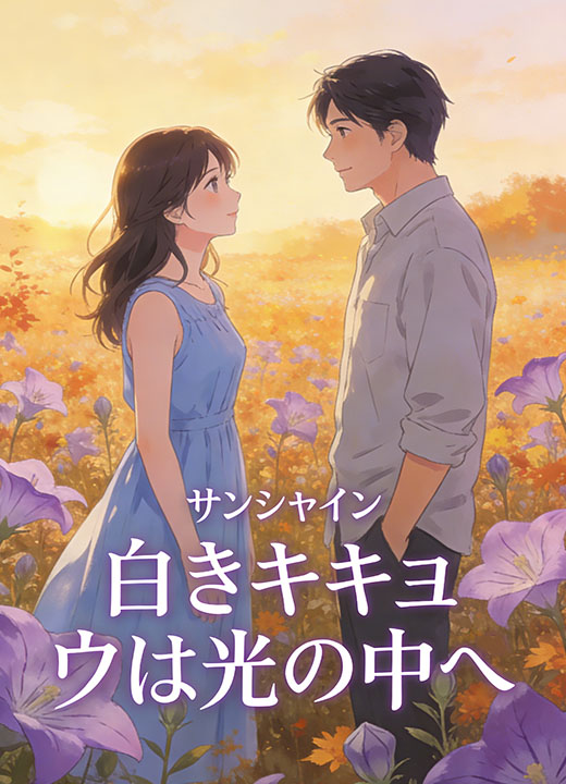 白きキキョウは光の中へ