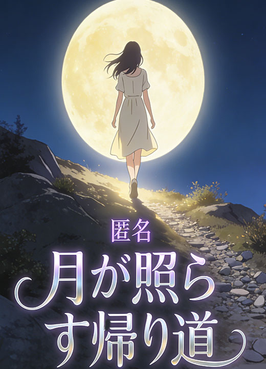 月が照らす帰り道