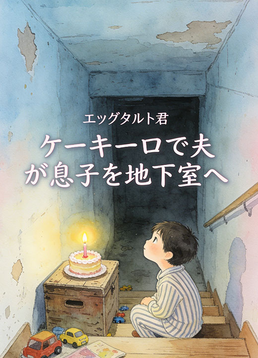 ケーキ一口で夫が息子を地下室へ
