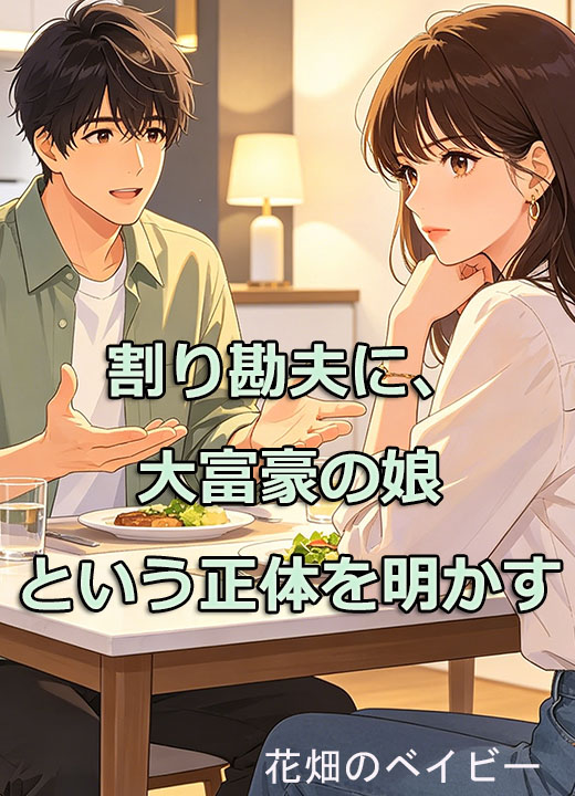 割り勘夫に、大富豪の娘という正体を明かす