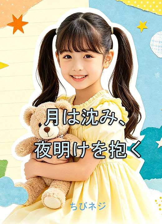 月は沈み、夜明けを抱く
