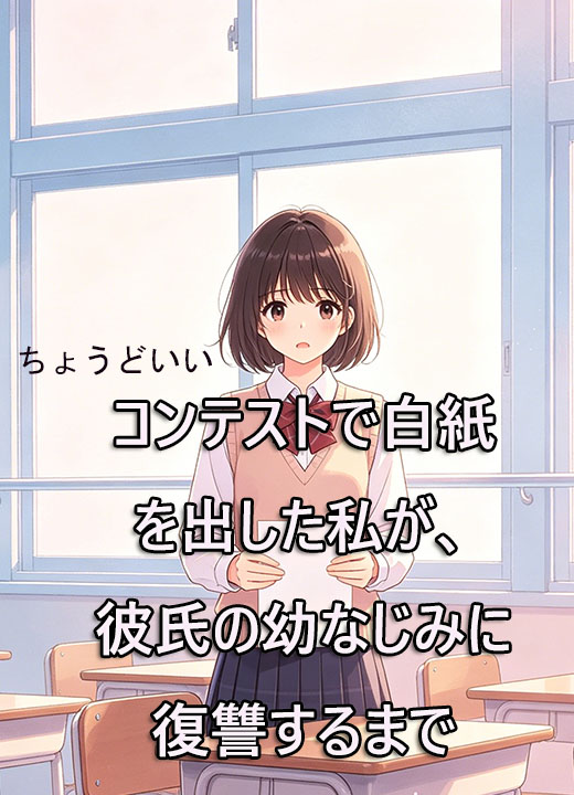コンテストで白紙を出した私が、彼氏の幼なじみに復讐するまで