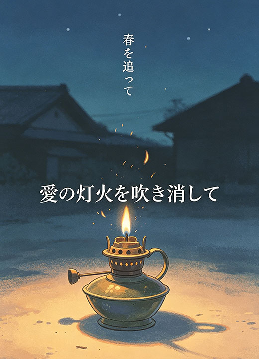 愛の灯火を吹き消して