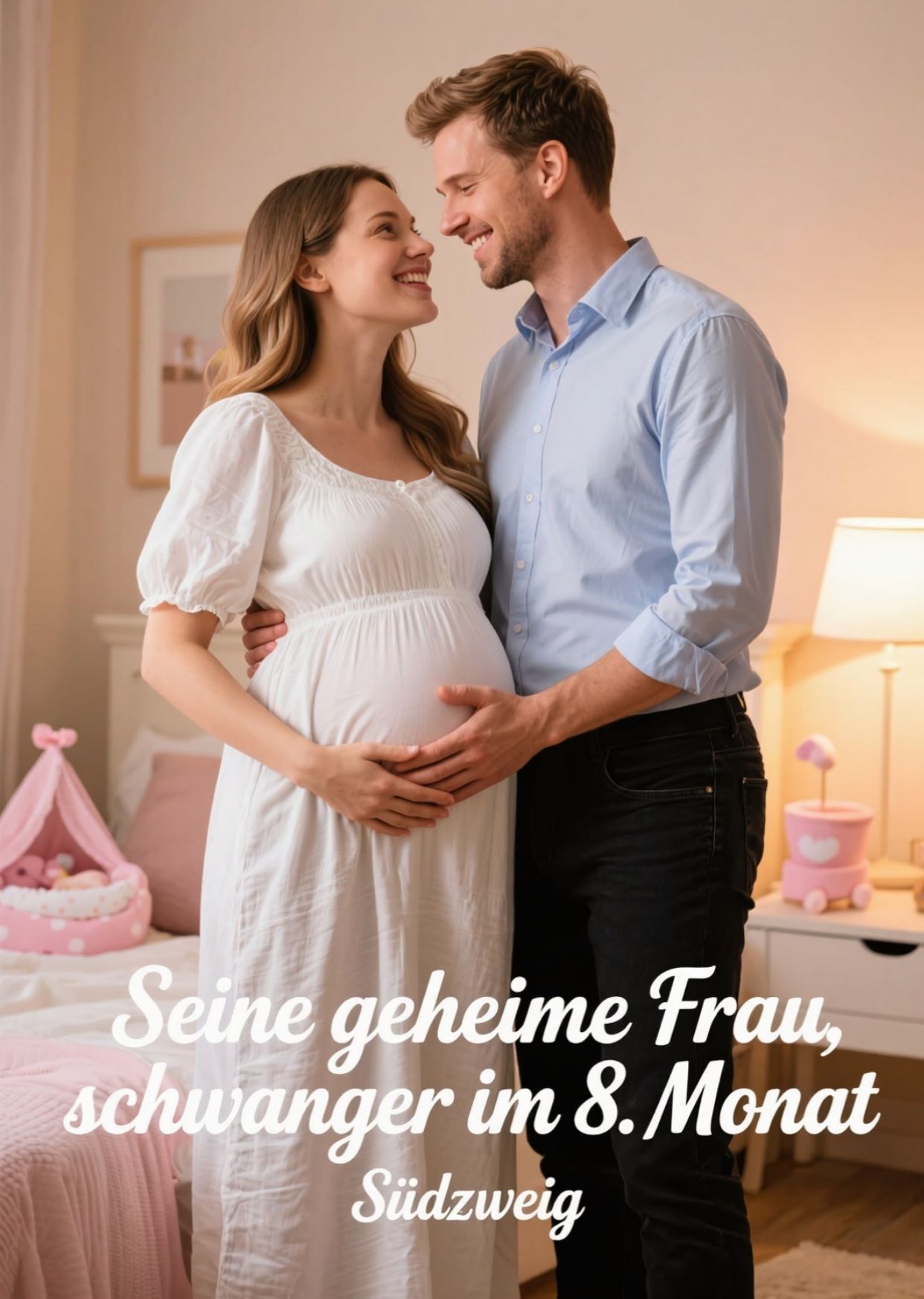 Seine geheime Frau, schwanger im 8. Monat