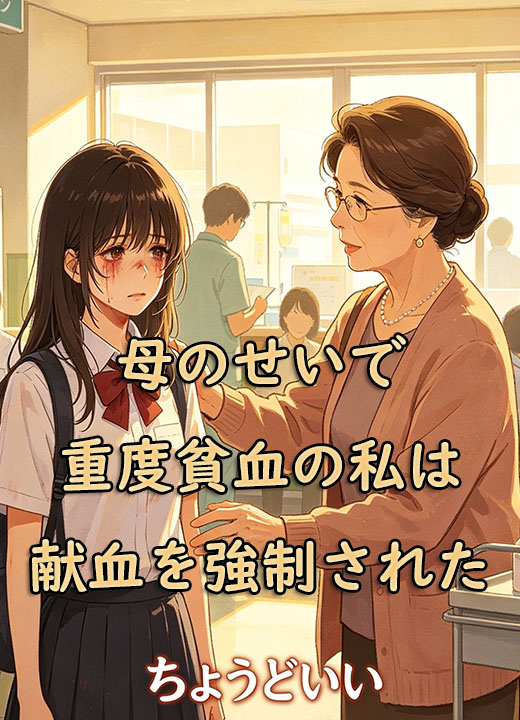 母のせいで重度貧血の私は献血を強制された