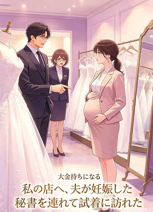 私の店へ、夫が妊娠した秘書を連れて試着に訪れた