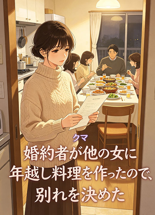 婚約者が他の女に年越し料理を作ったので、別れを決めた