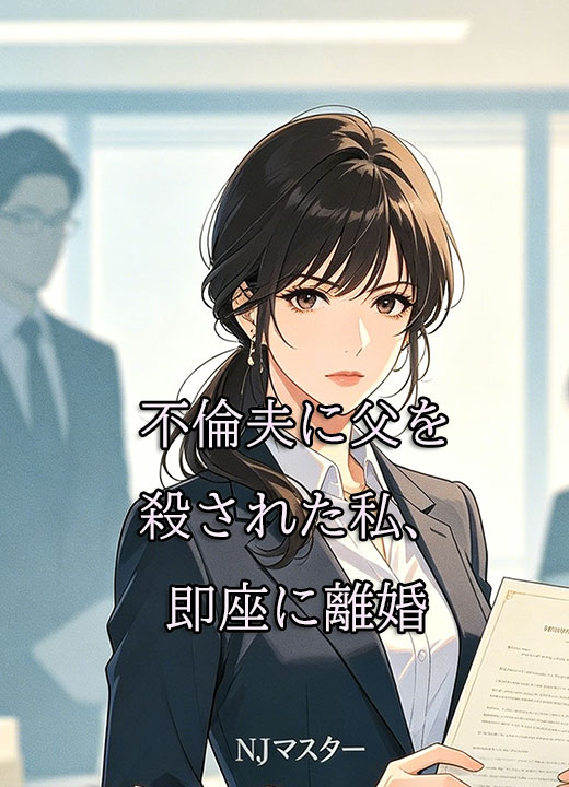 不倫夫に父を殺された私、即座に離婚