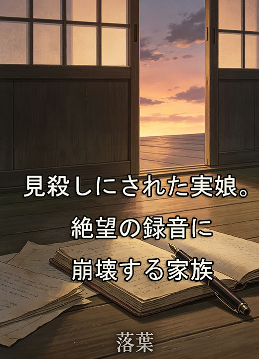 見殺しにされた実娘。絶望の録音に崩壊する家族
