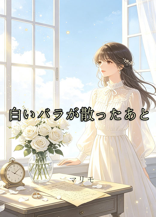 白いバラが散ったあと