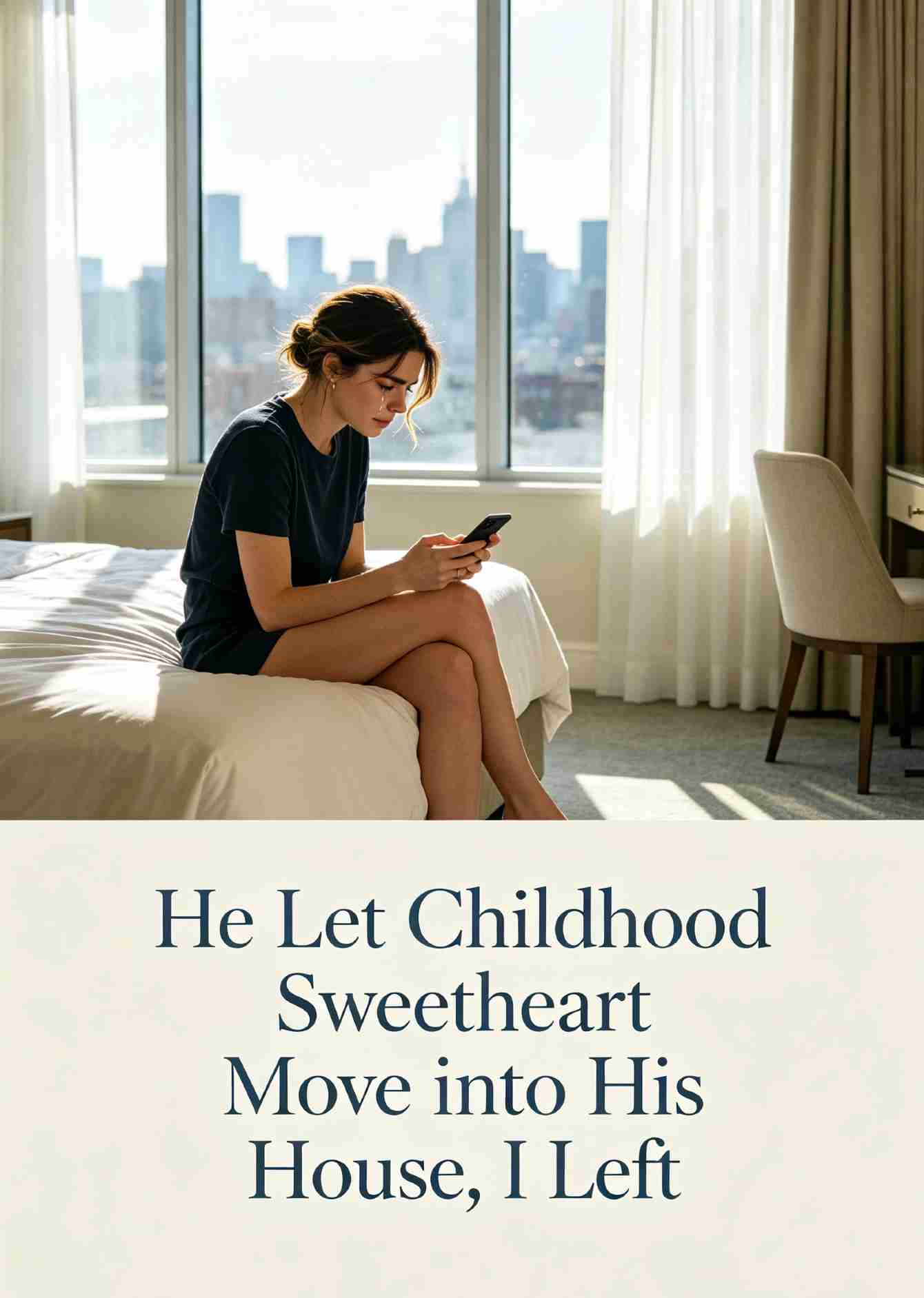 He Let Childhood Sweetheart Move into His House, I Left