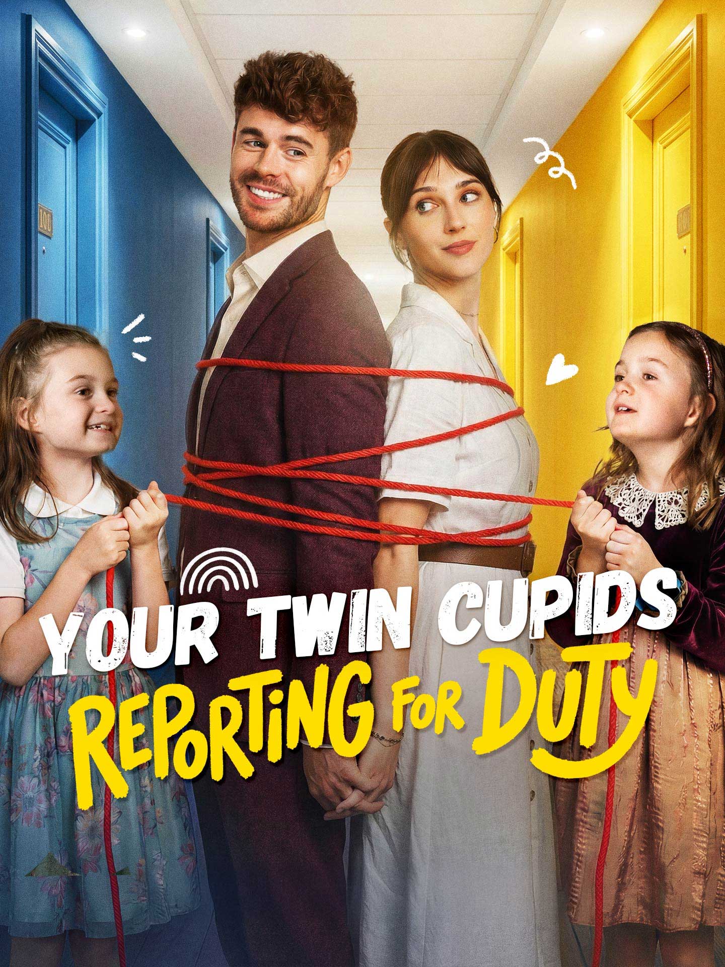 Your Twin Cupids Reporting for Duty